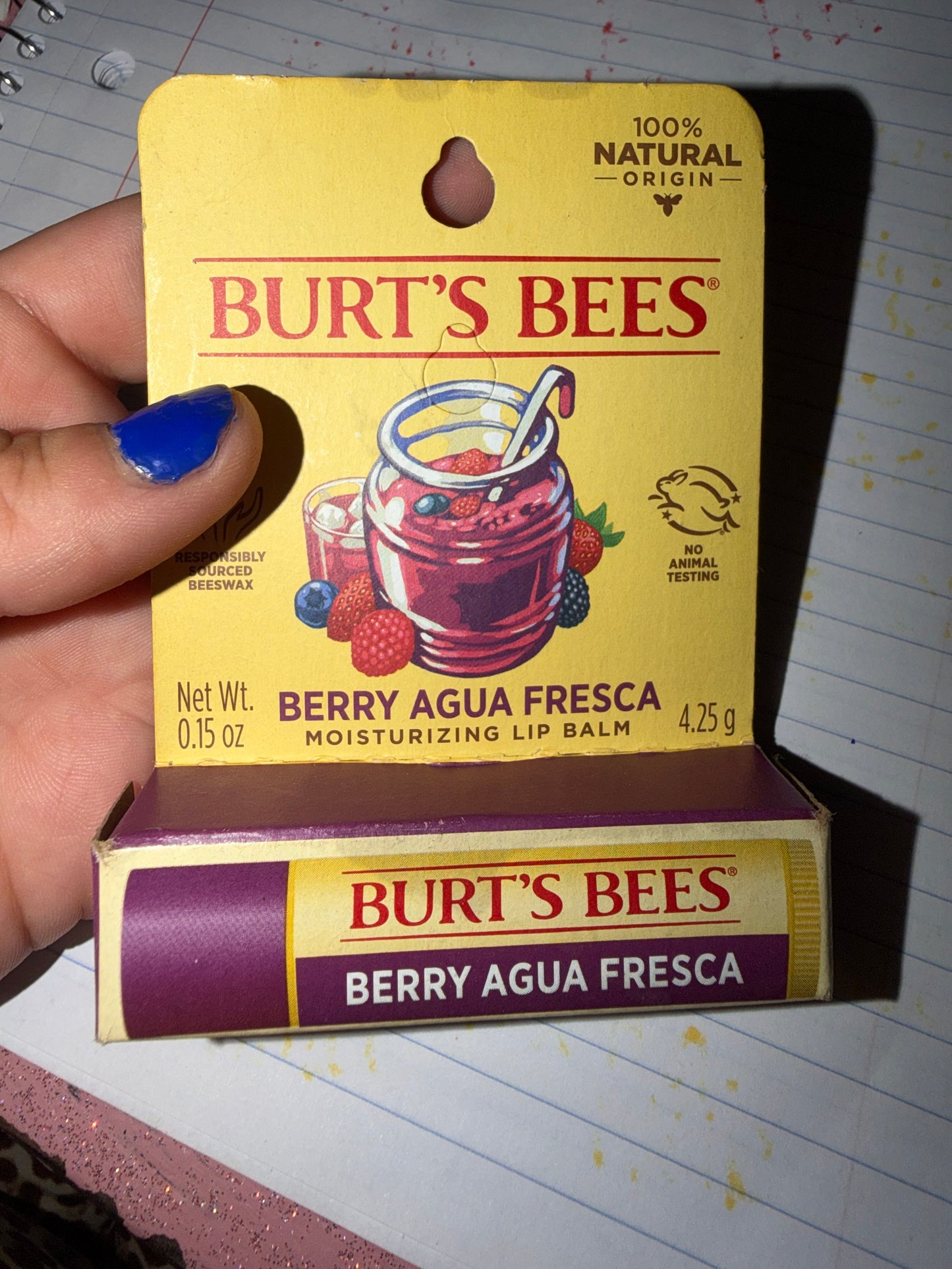 Burt’s bee chapstick
