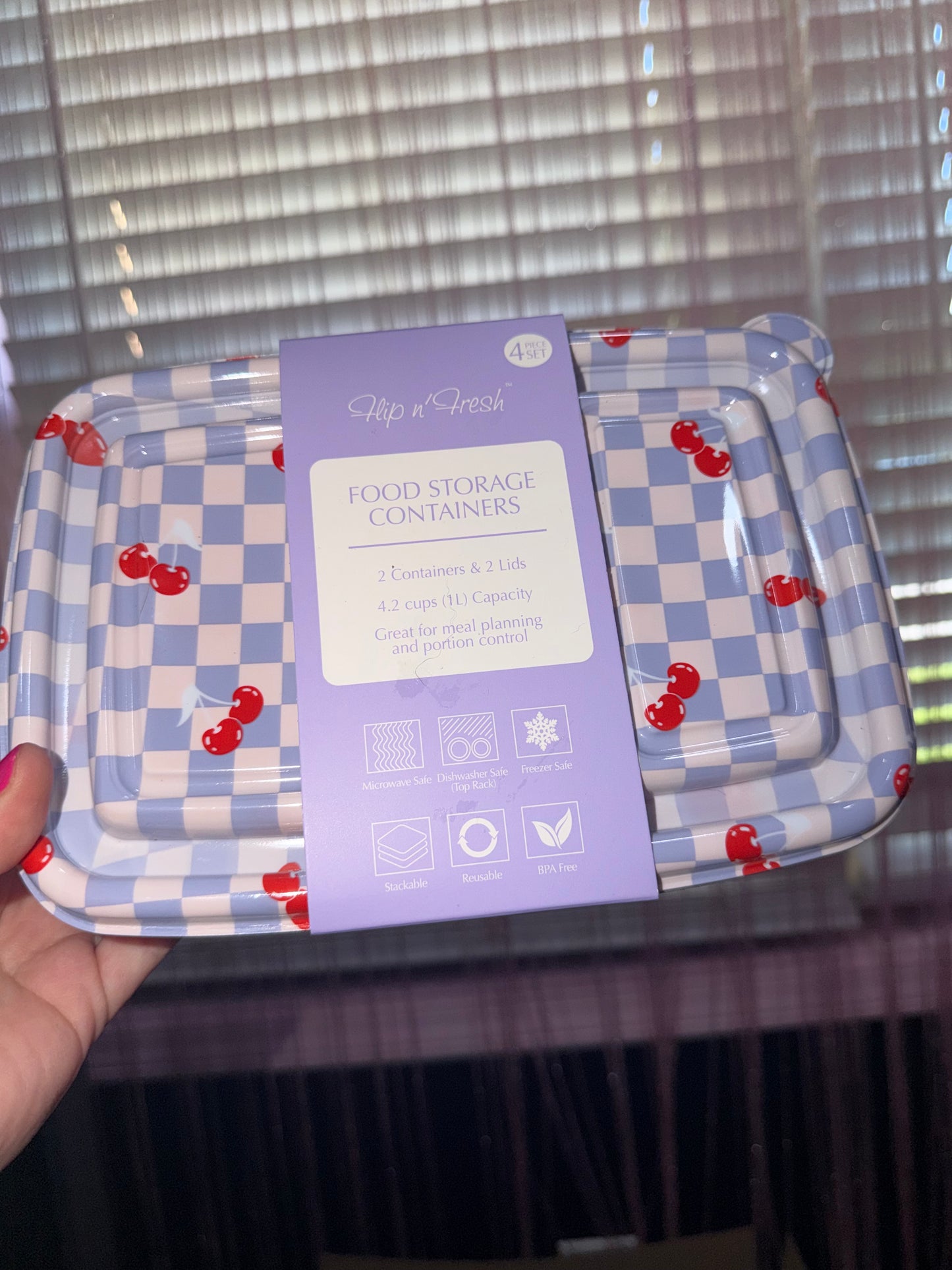 2 pack food containers