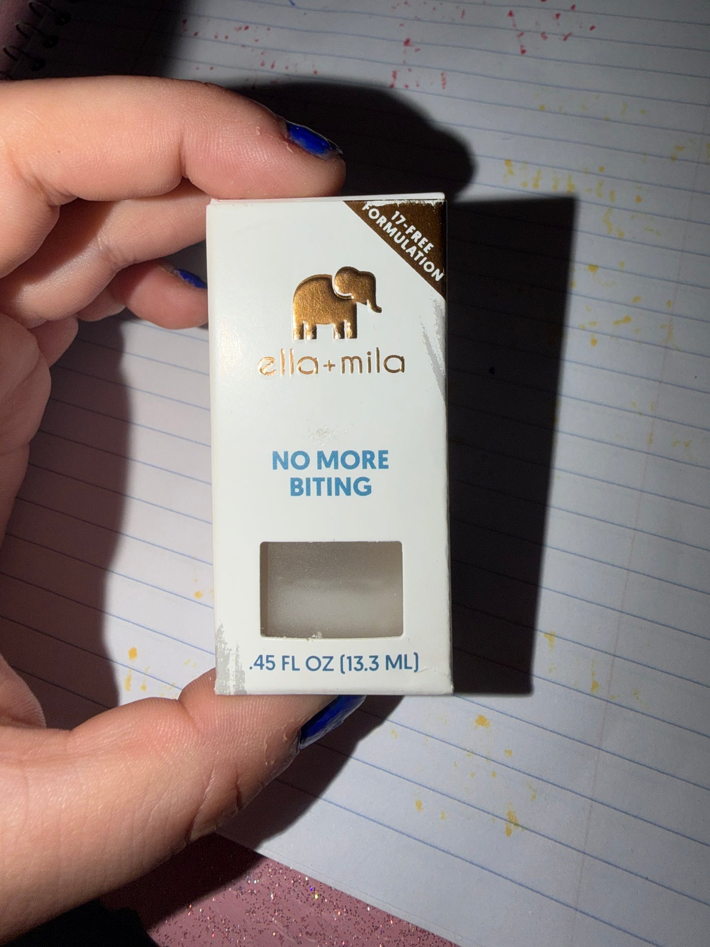 No more biting nail drops