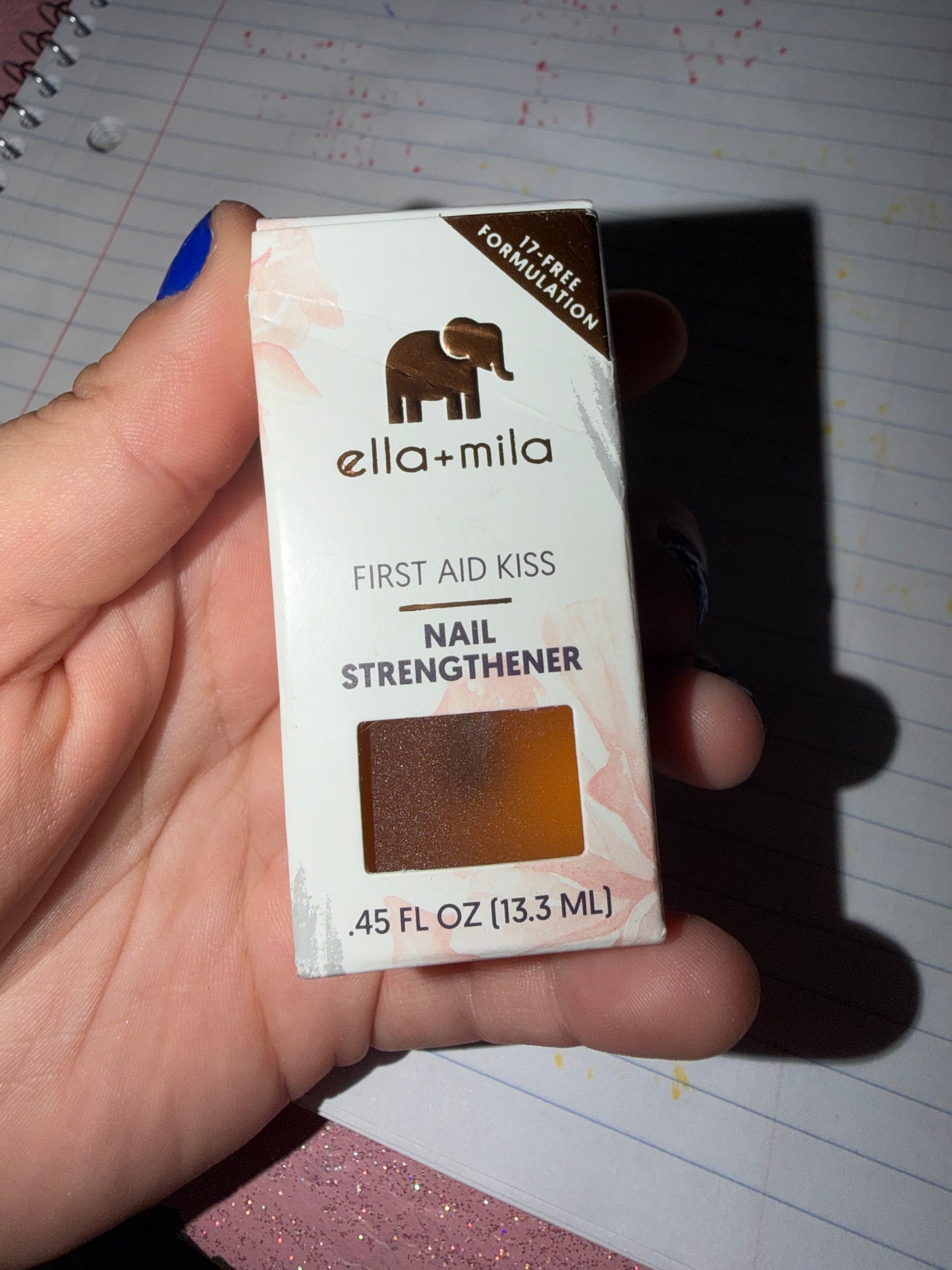 Nail straightener polish
