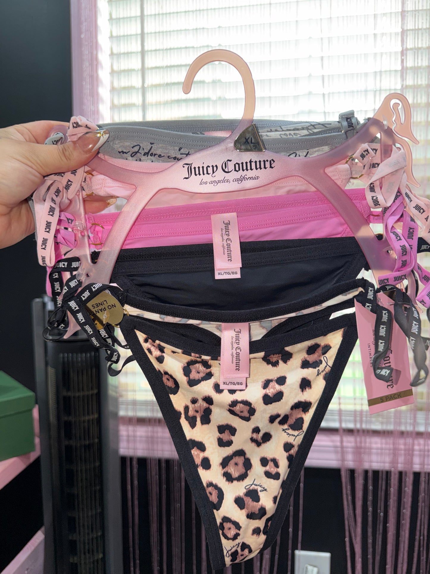Juicy thong set (XL)