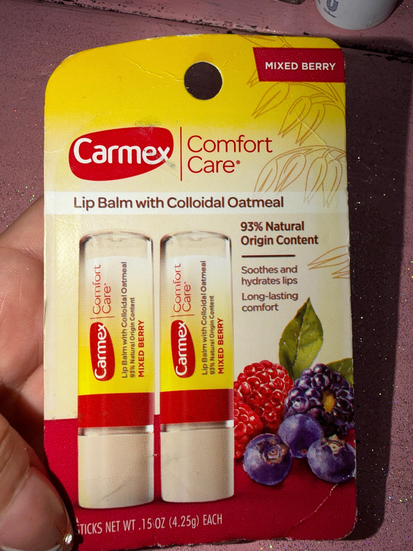 Mixed Berry lip balm set