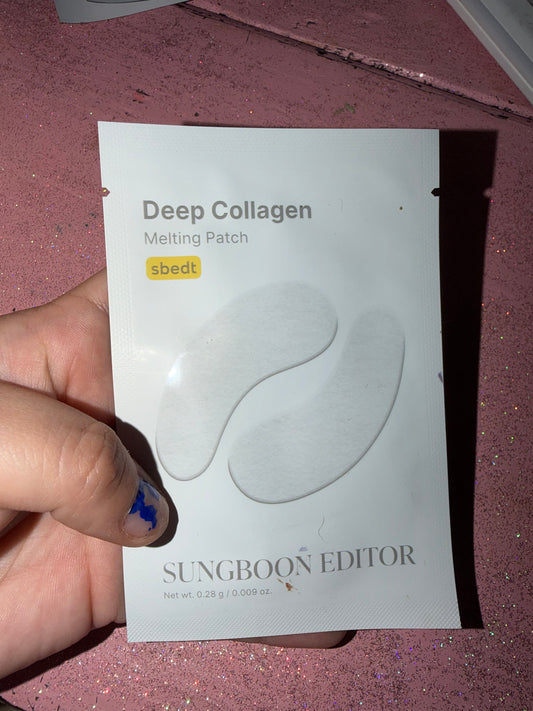 Deep collagen eye masks