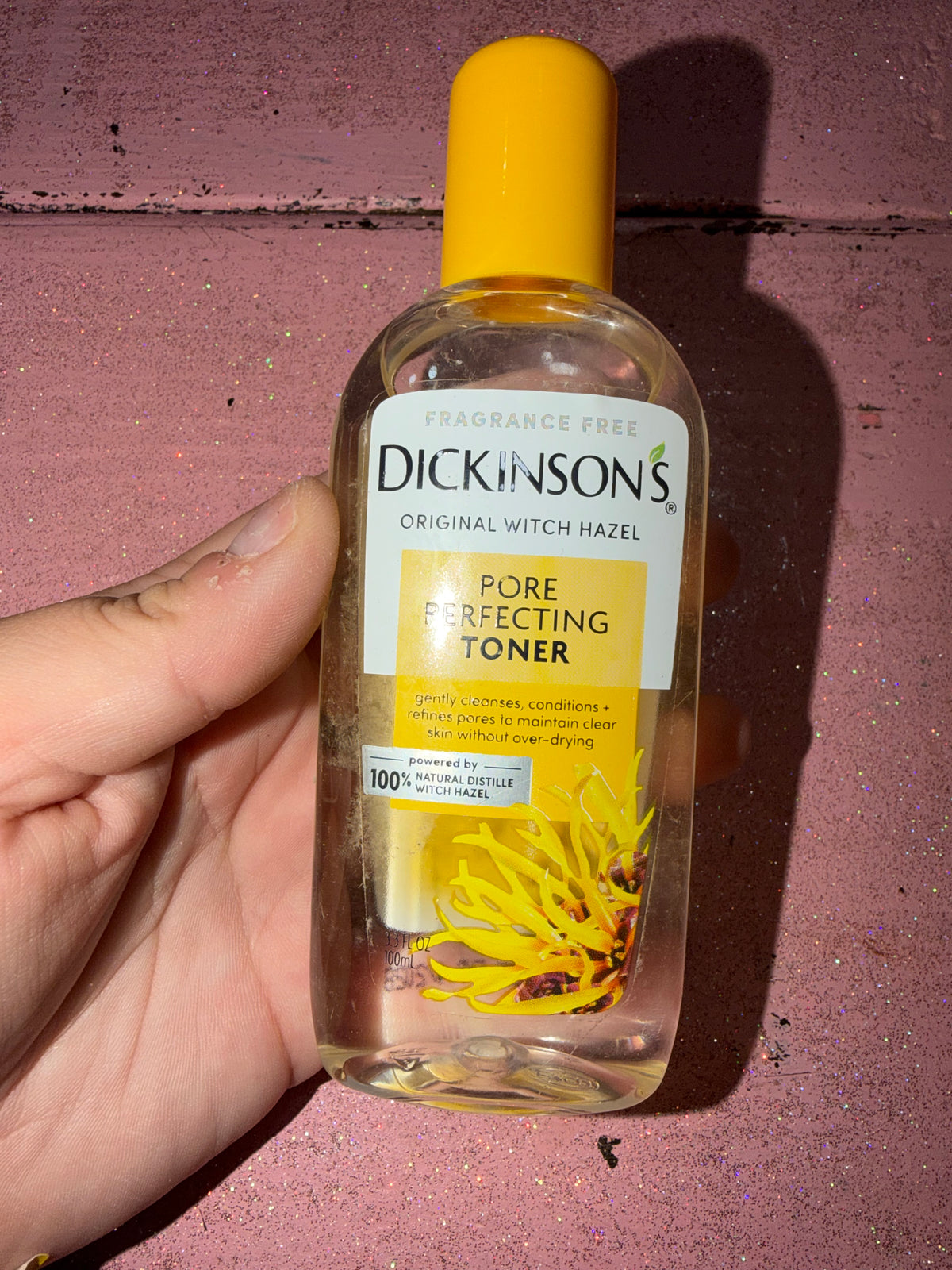 Witch hazel toner