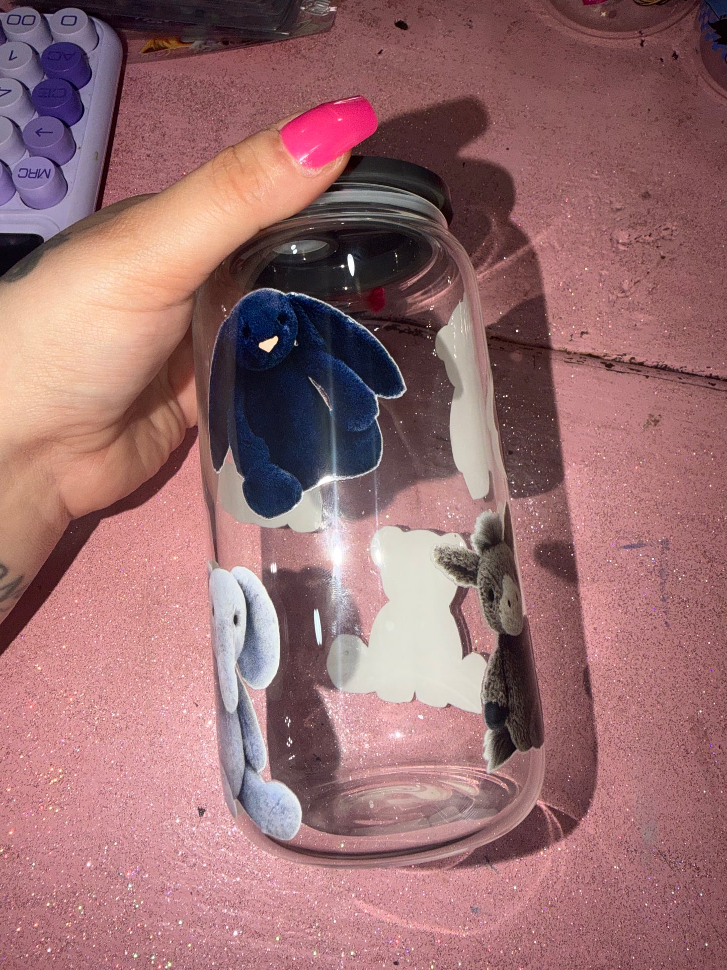 Stuffed animals cup