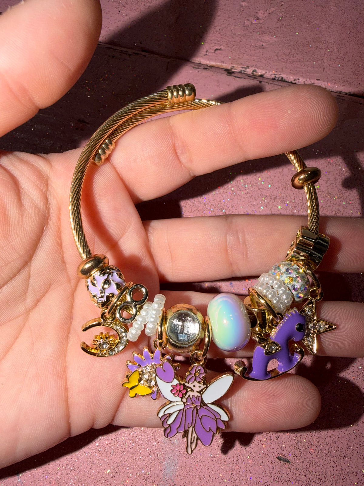 Fairy kids charm bracelet