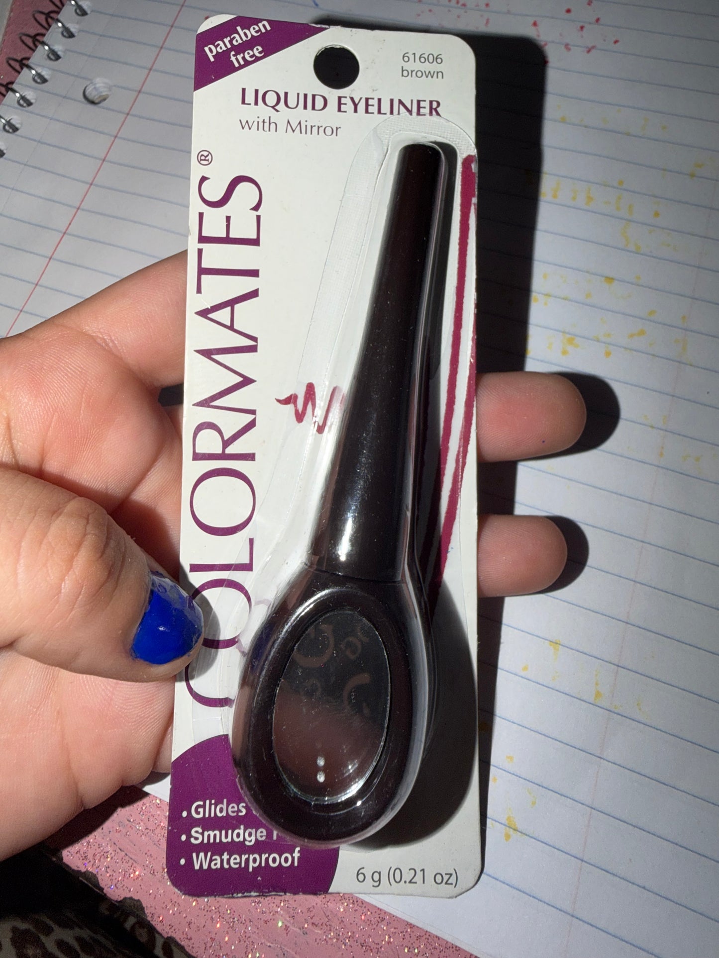 Brown liquid eyeliner