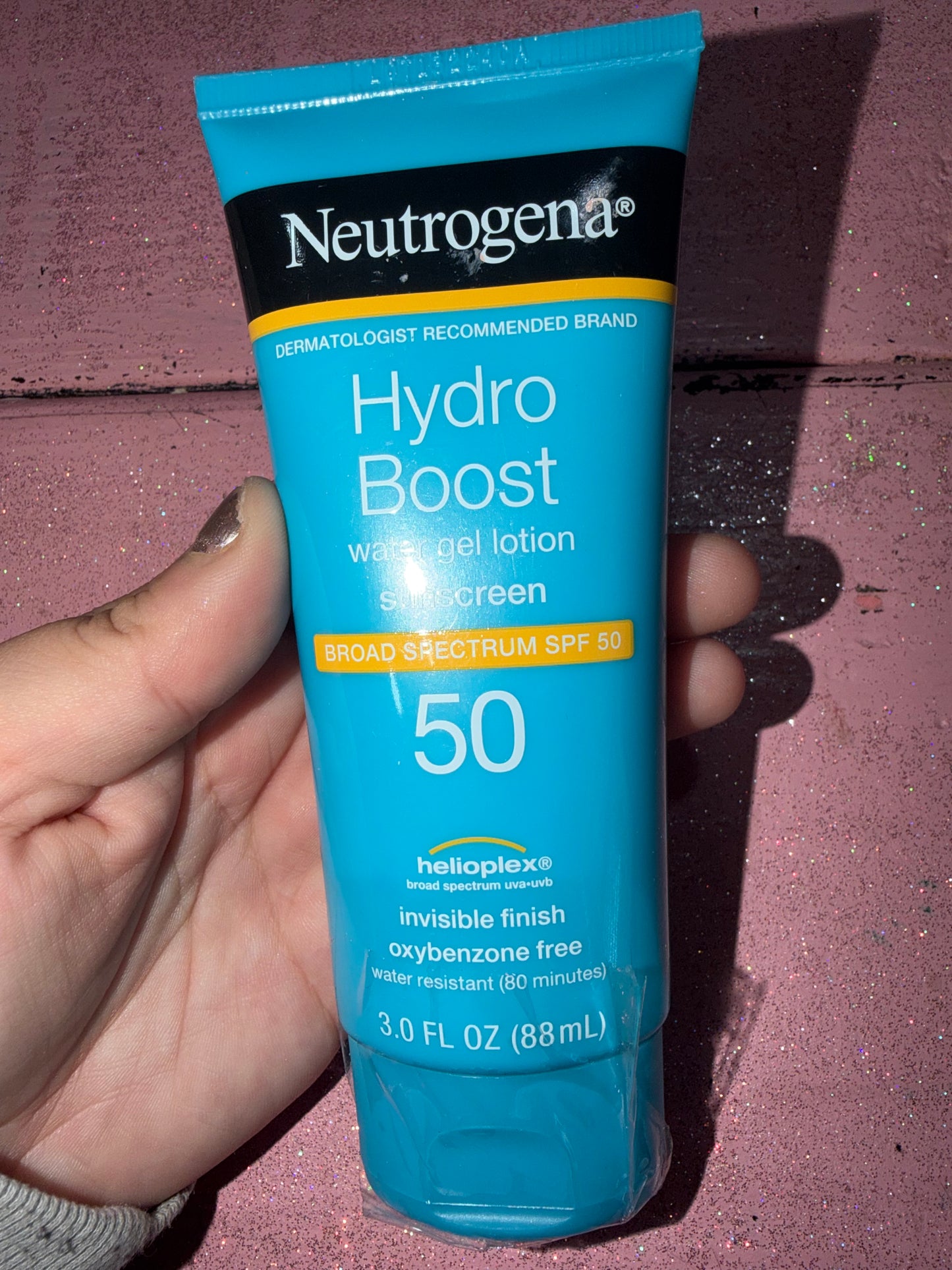 Gel lotion sunscreen
