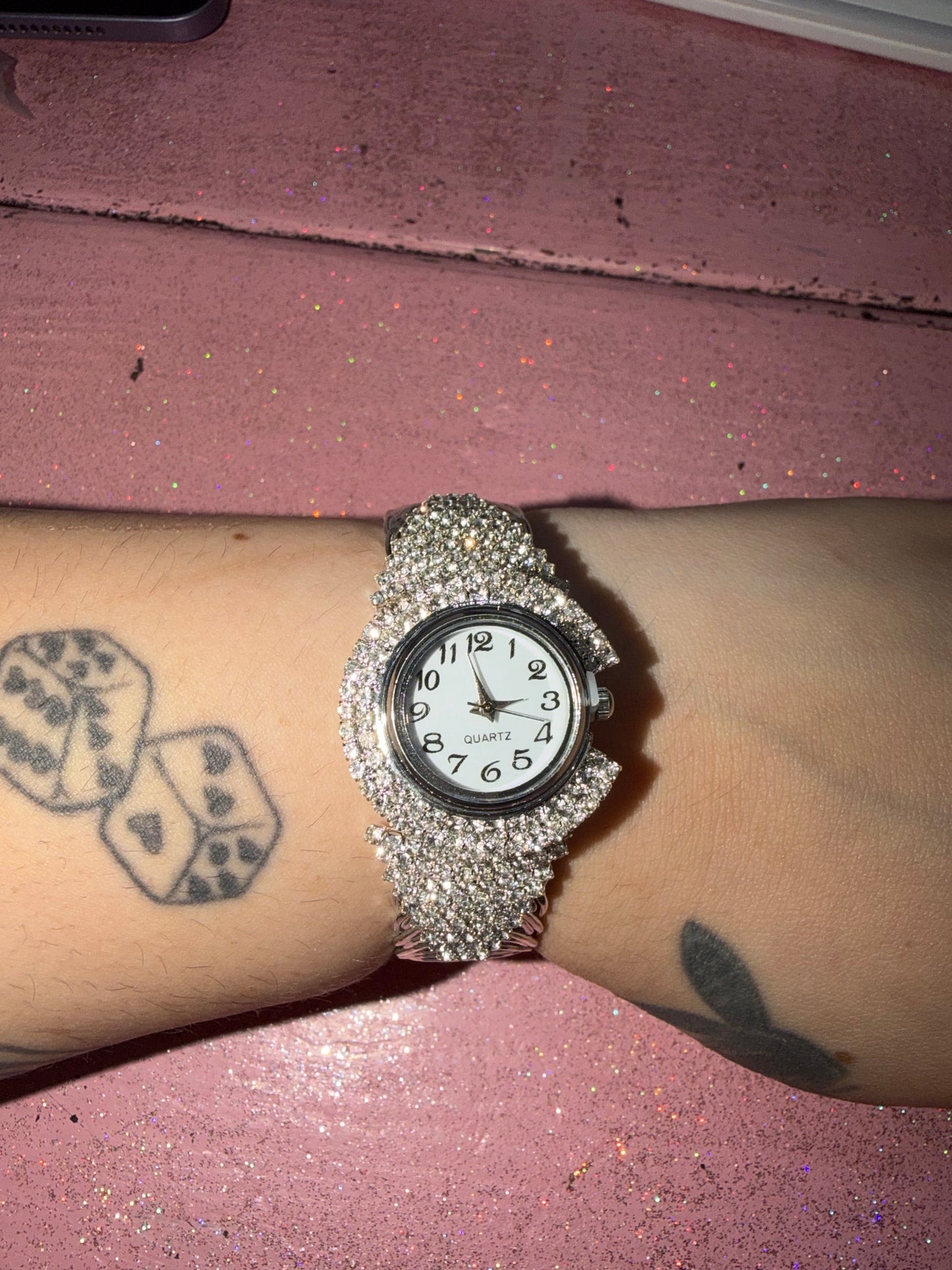 Rhinestone watch