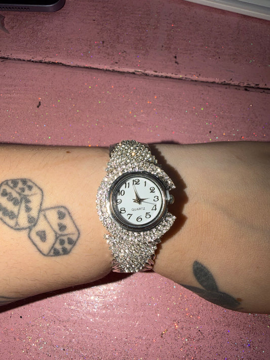 Rhinestone watch