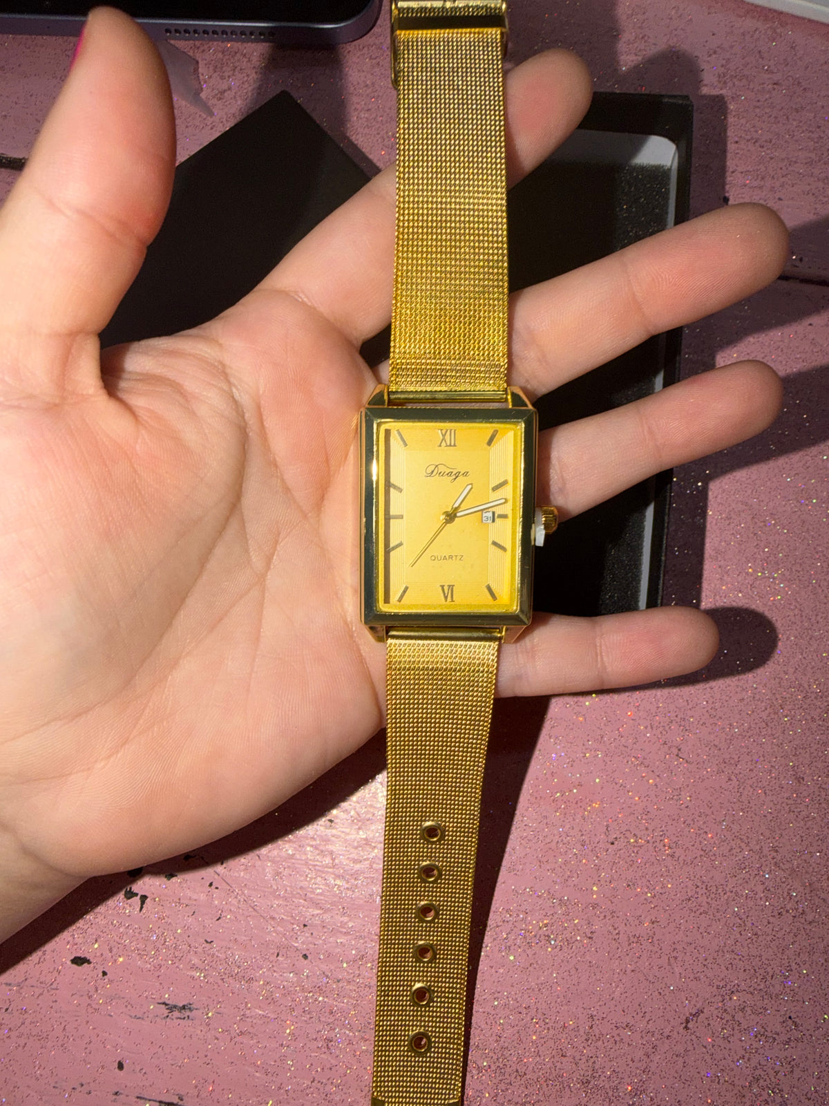 Gold watch