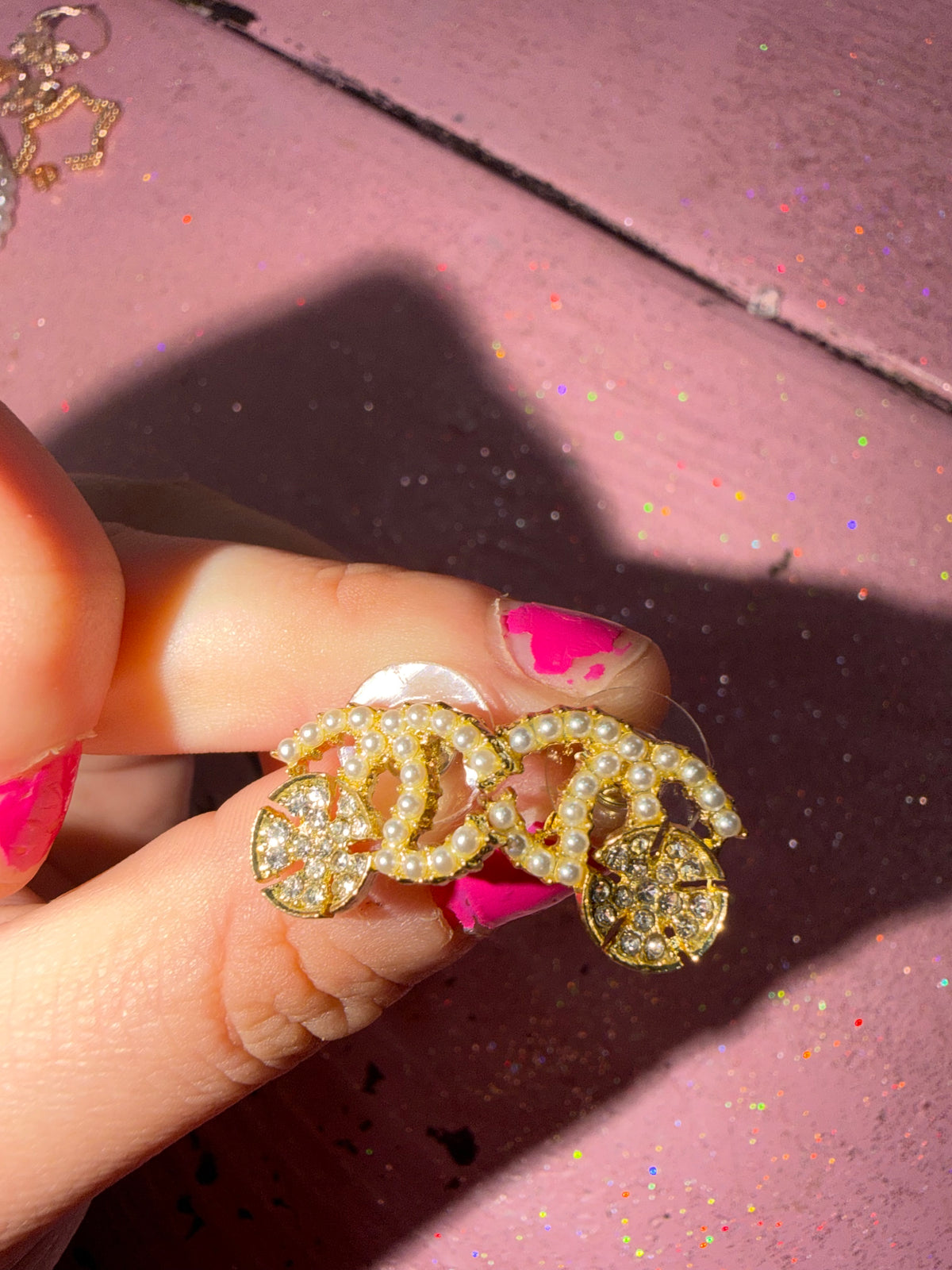 CC earrings