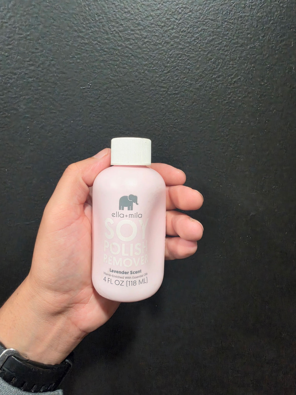 Lavender nail polish remover