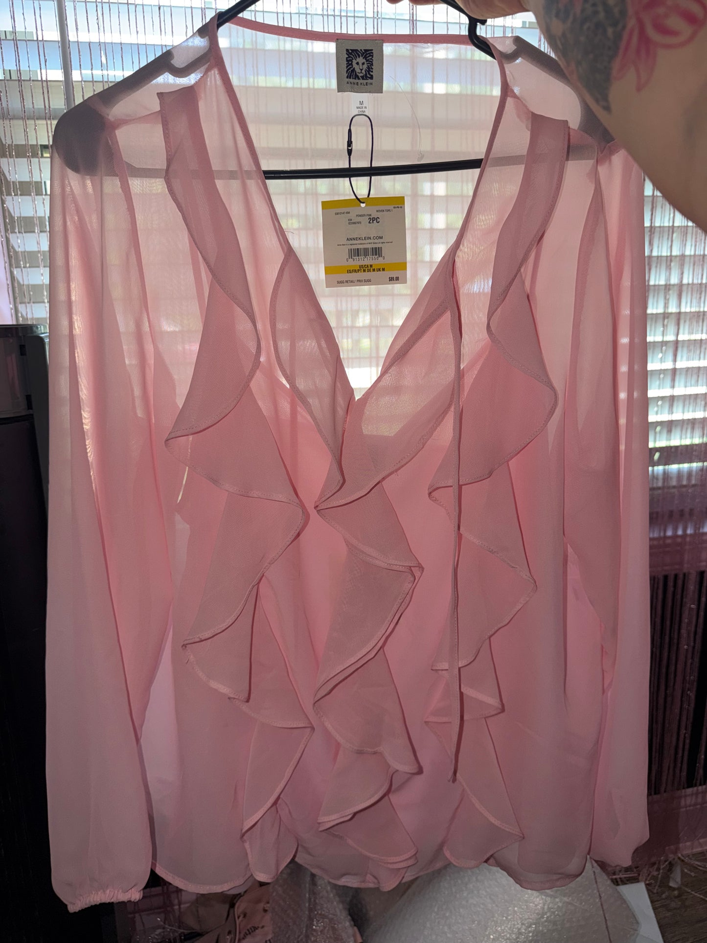 Anne Klein blouse (M)