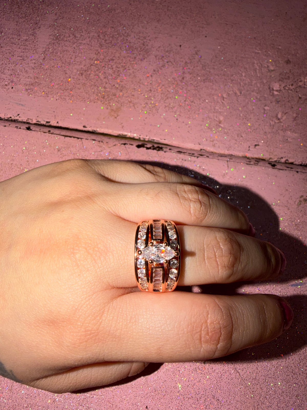 Size 6 rose gold ring