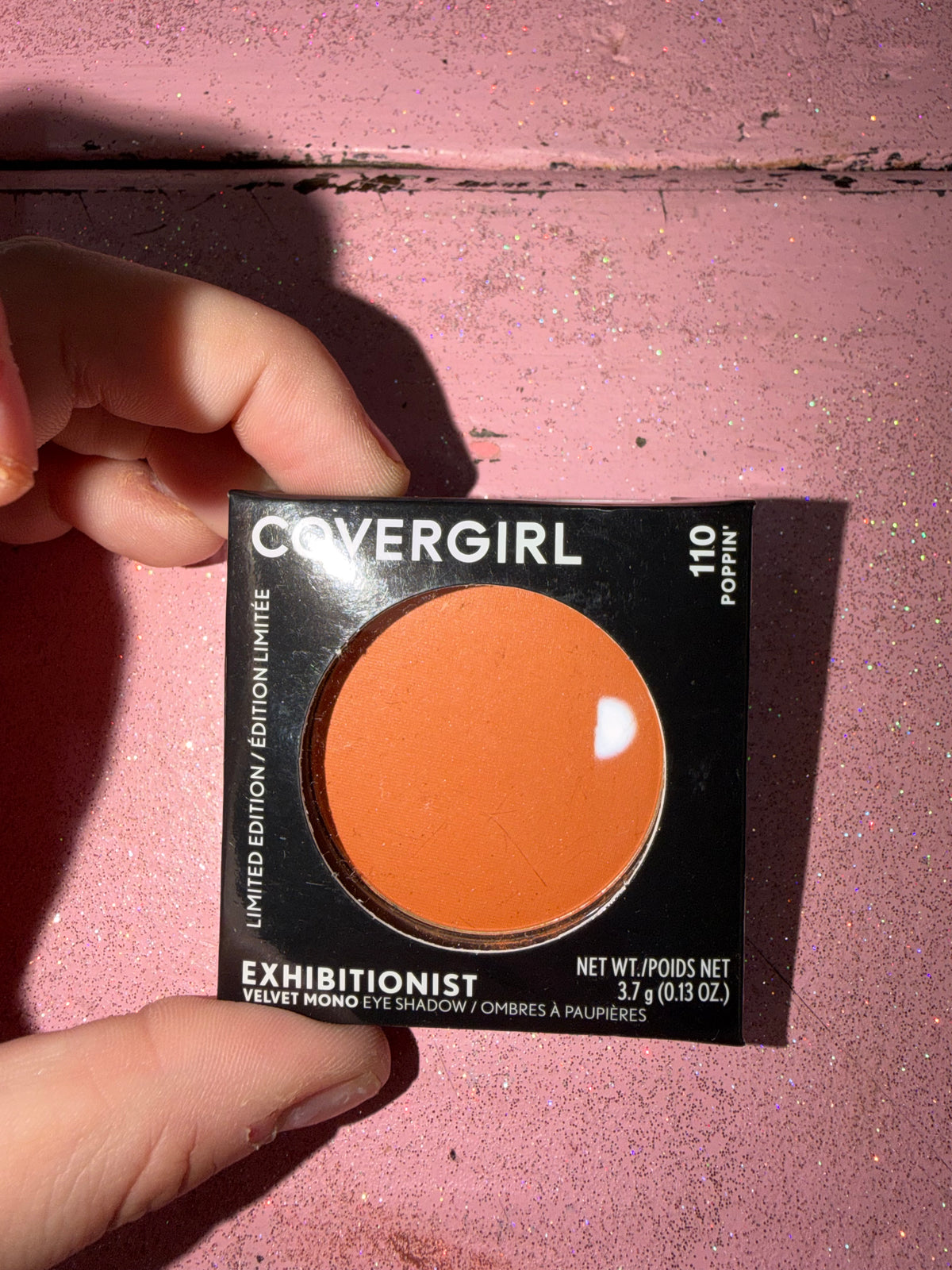 Cover girl eyeshadow shade “poppin”