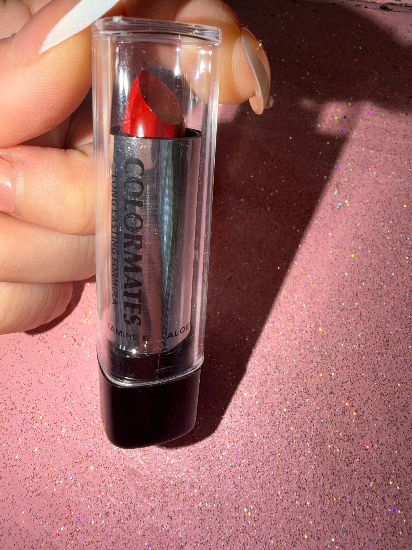 Red lipstick