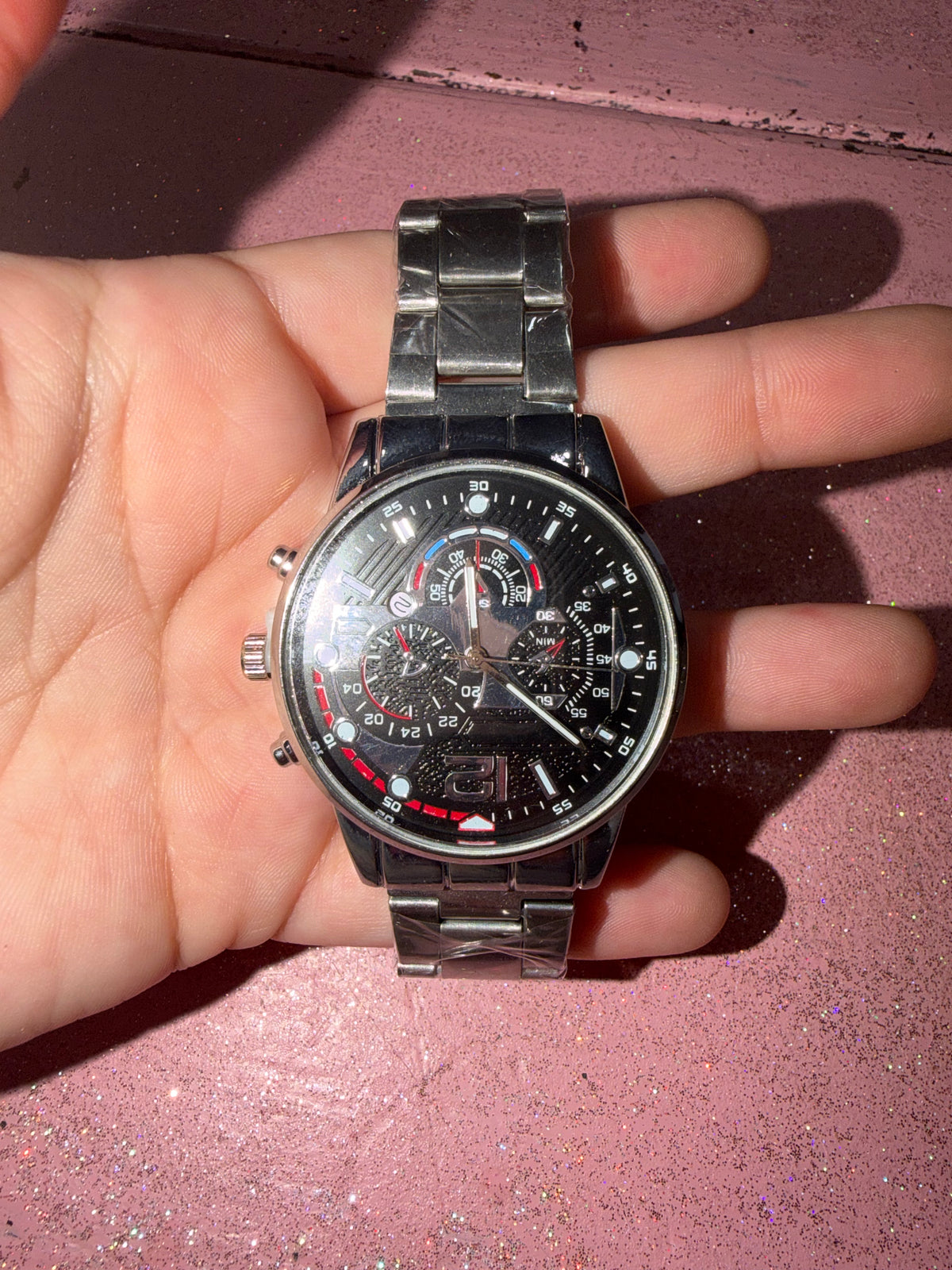 Men’s black watch