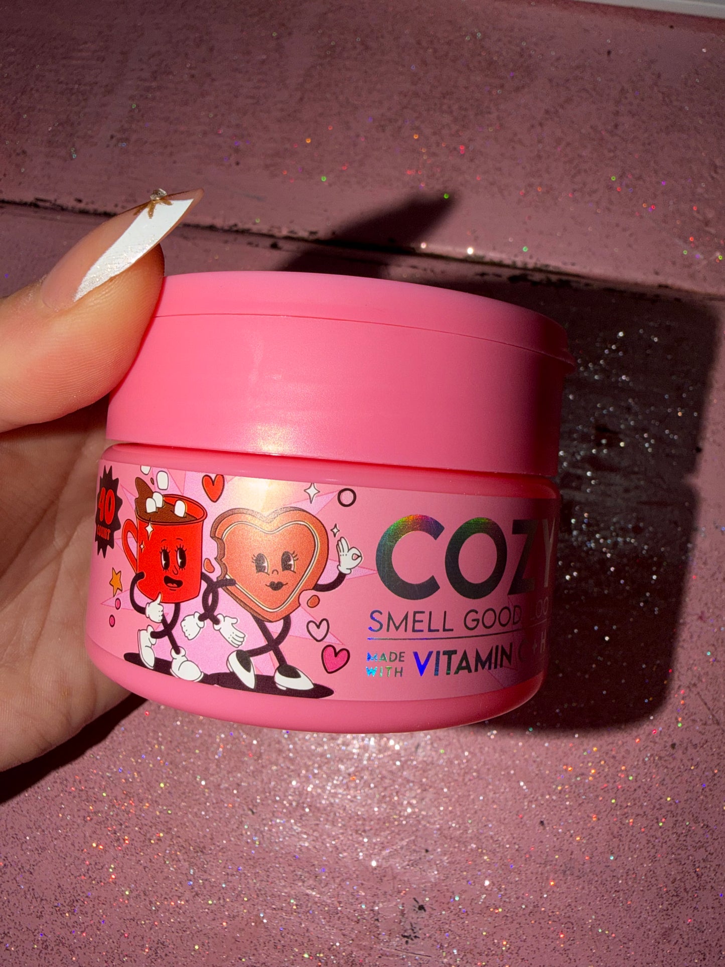 Cozy glow face wipes