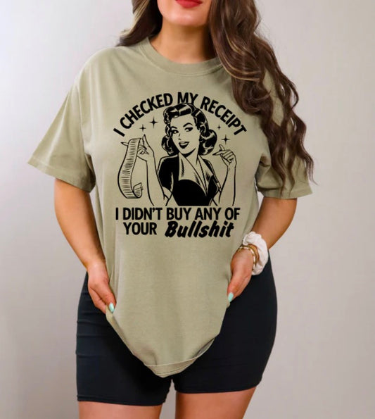 BULLSHIT SCREEN PRINT TRANSFER