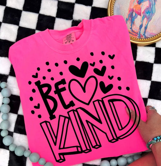 Be kind screen print