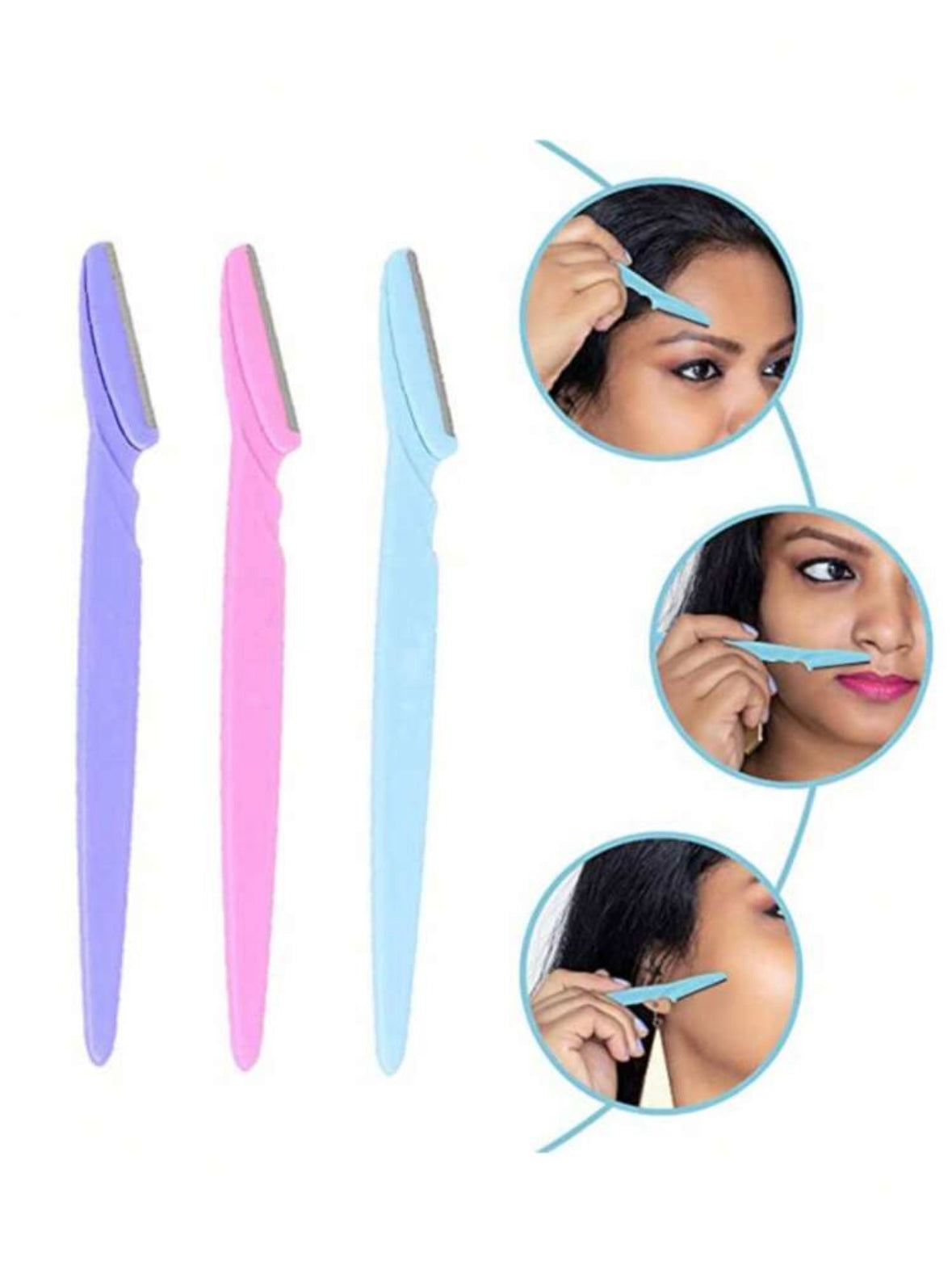 3 PIECE FACIAL RAZERS SET