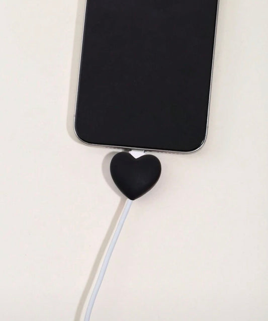 Black heart cord protector