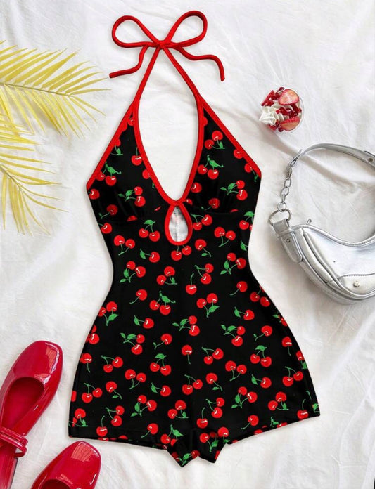 Cherry romper (XL)