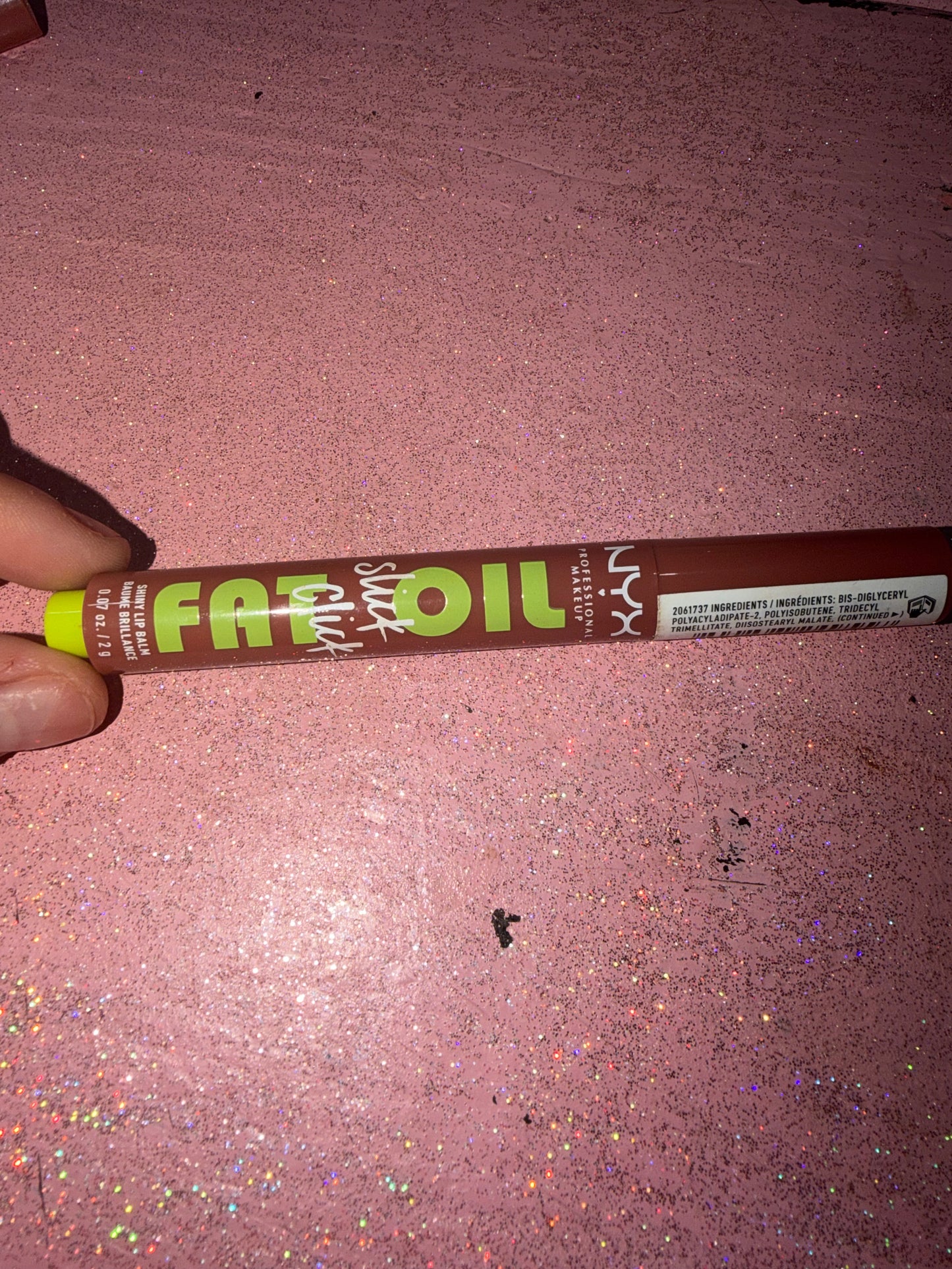 Lip oil shade “LINK IN MY BIO”