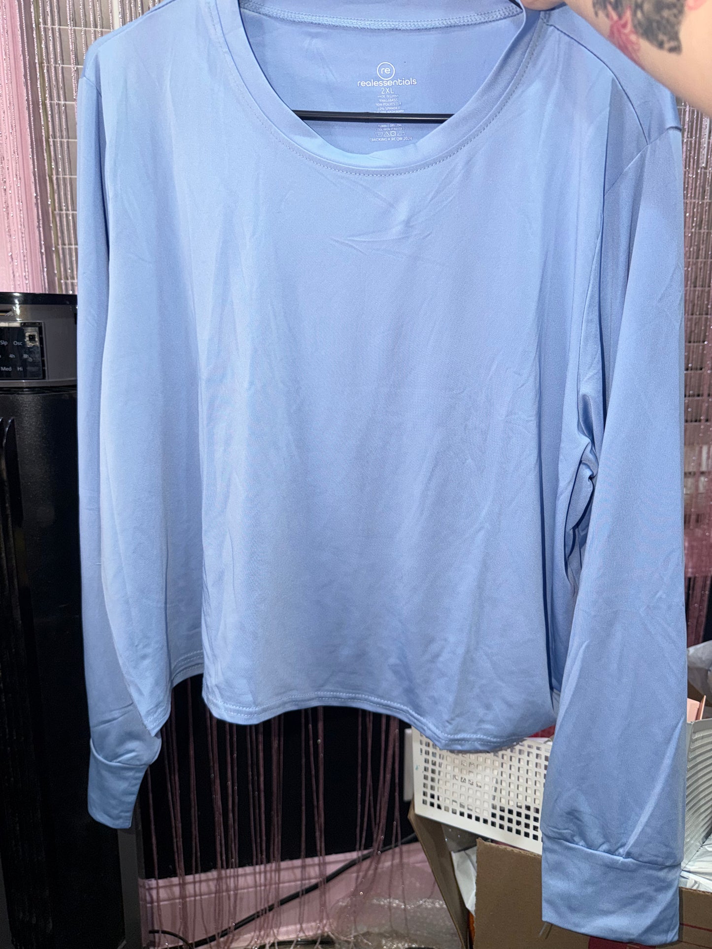 Blue workout long sleeve (2XL)