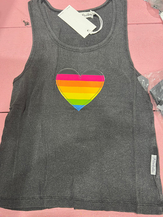 Rainbow heart tank (Xl)