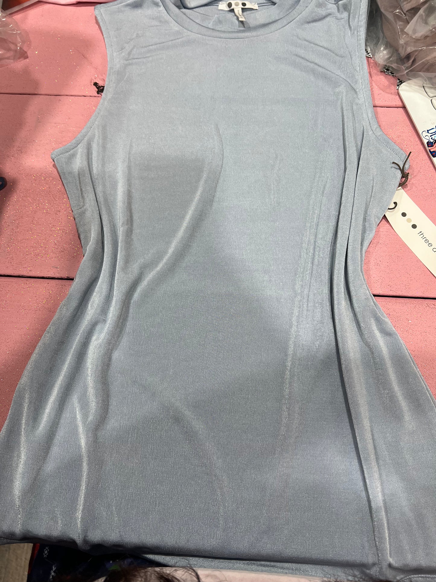 Baby blue mock tank (XL)