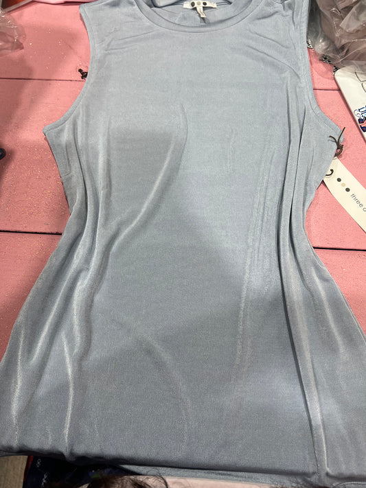Baby blue mock tank (XL)