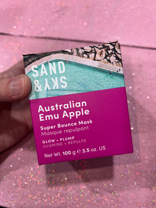 Australian apple glow face mask
