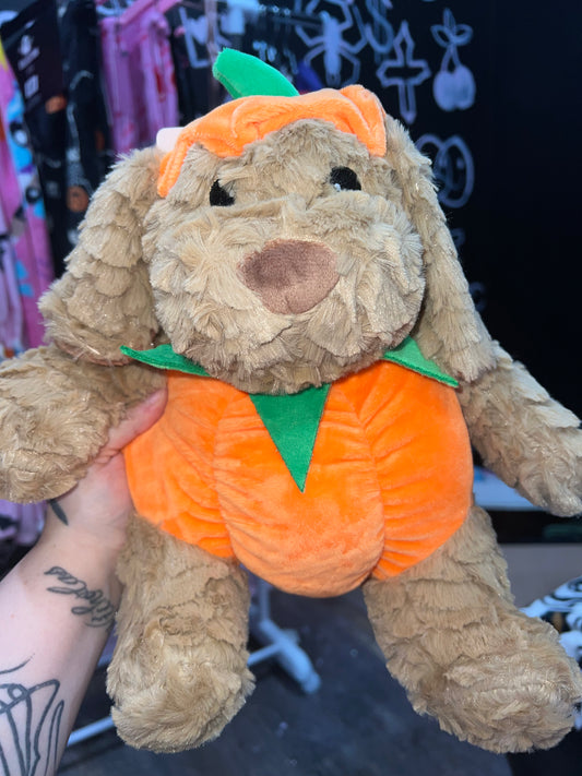 Pumpkin dog toy