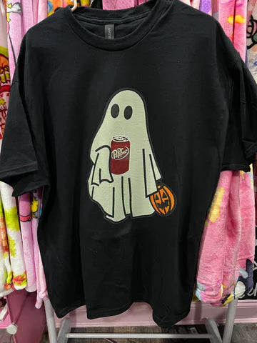 DR PEPPER GHOST TEE (L)