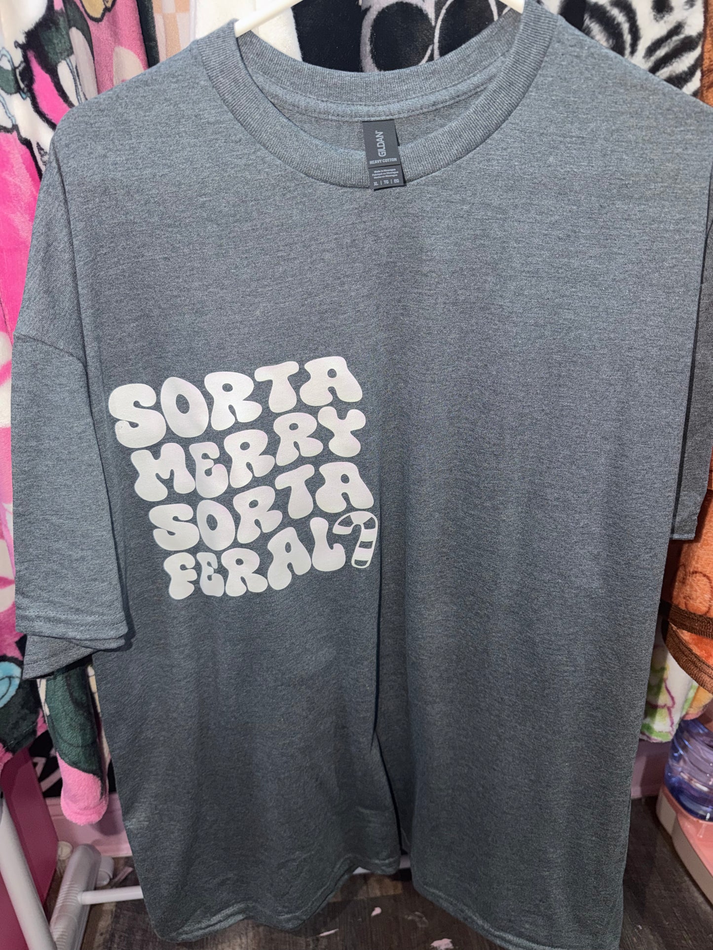 Sorta merry graphic tee (XL)
