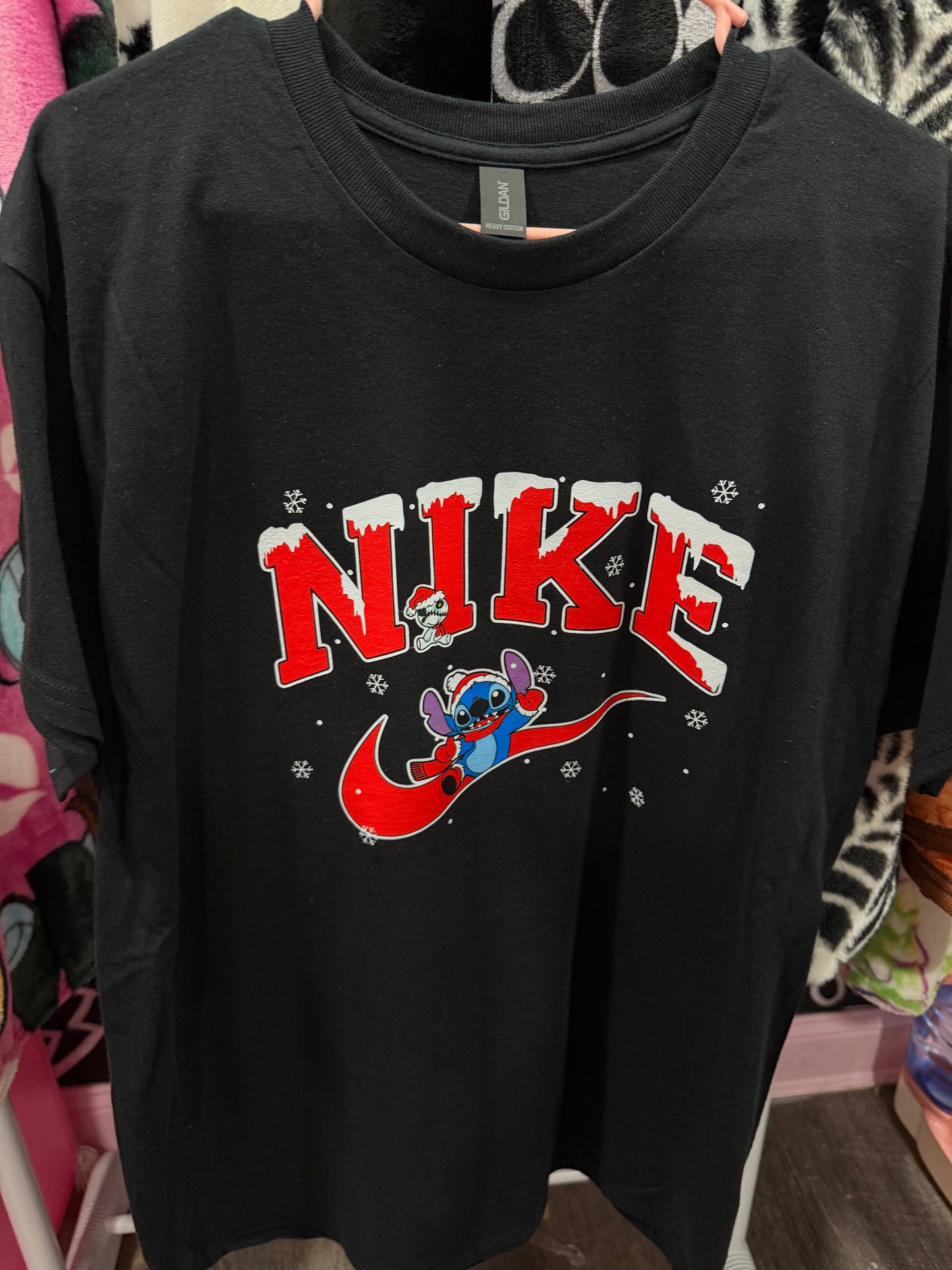 Stitch graphic tee (L)