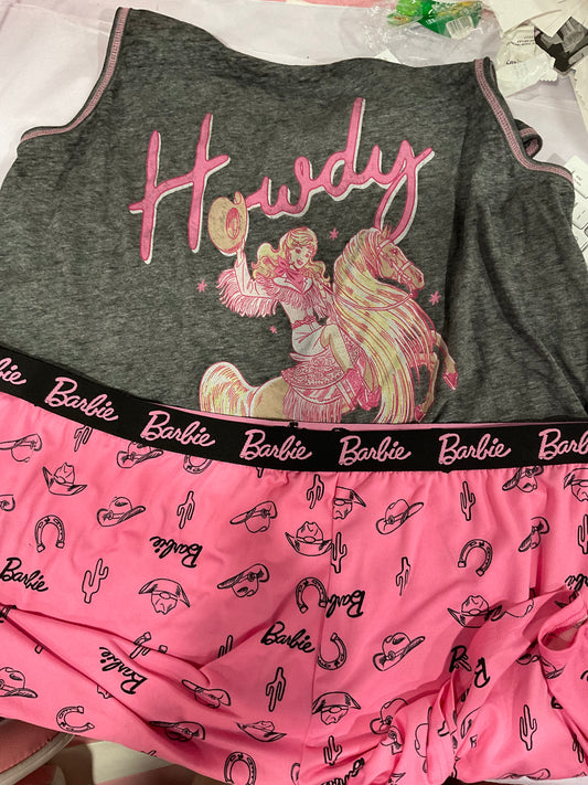 Barbie pajama two piece set (2X)