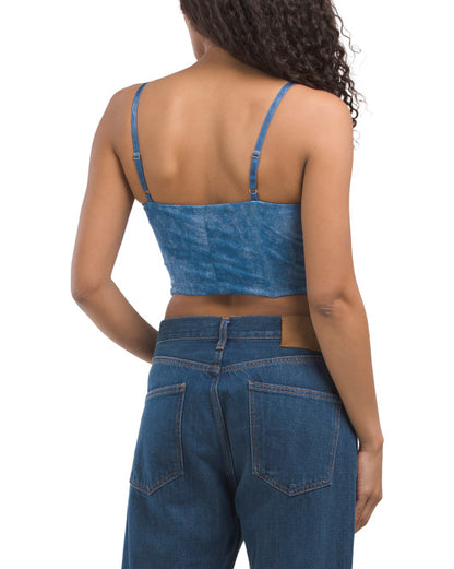 Ruched bustier top (M)