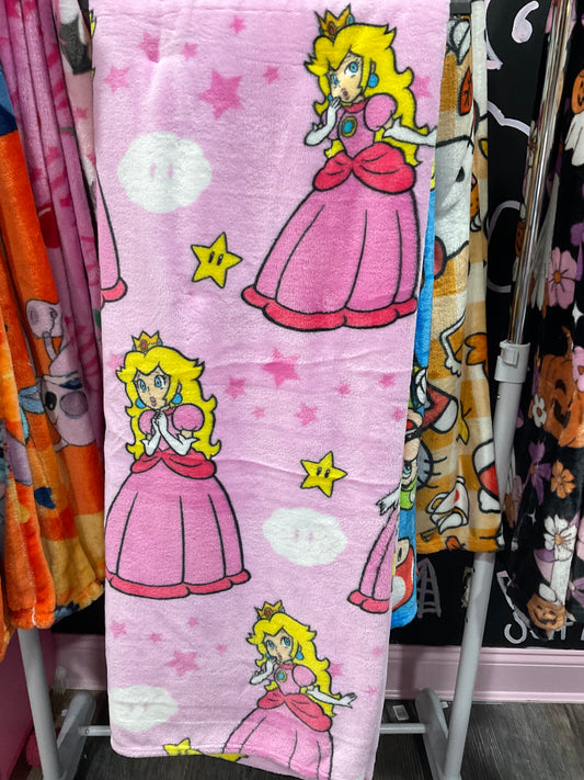 Princess peach blanket