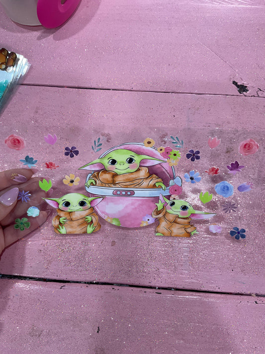 Baby Yoda cup wrap