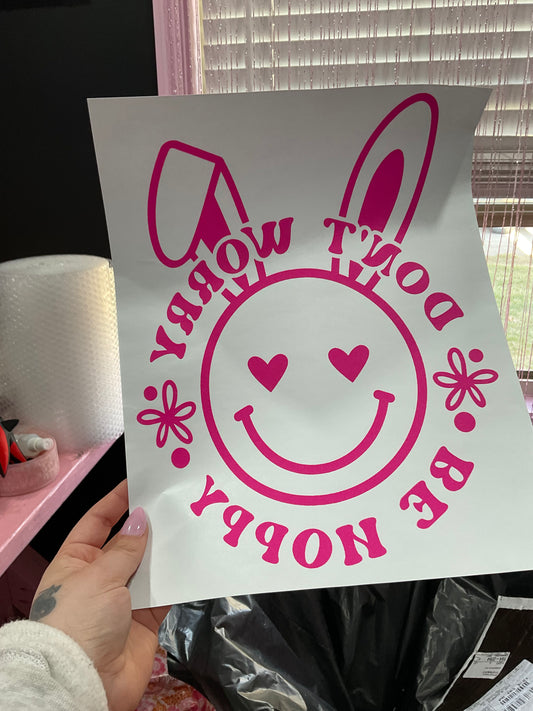 Don’t worry screen print transfer