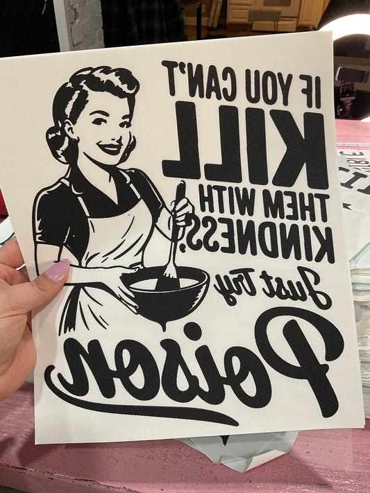 KINDNESS SCREEN PRINT TRANSFER