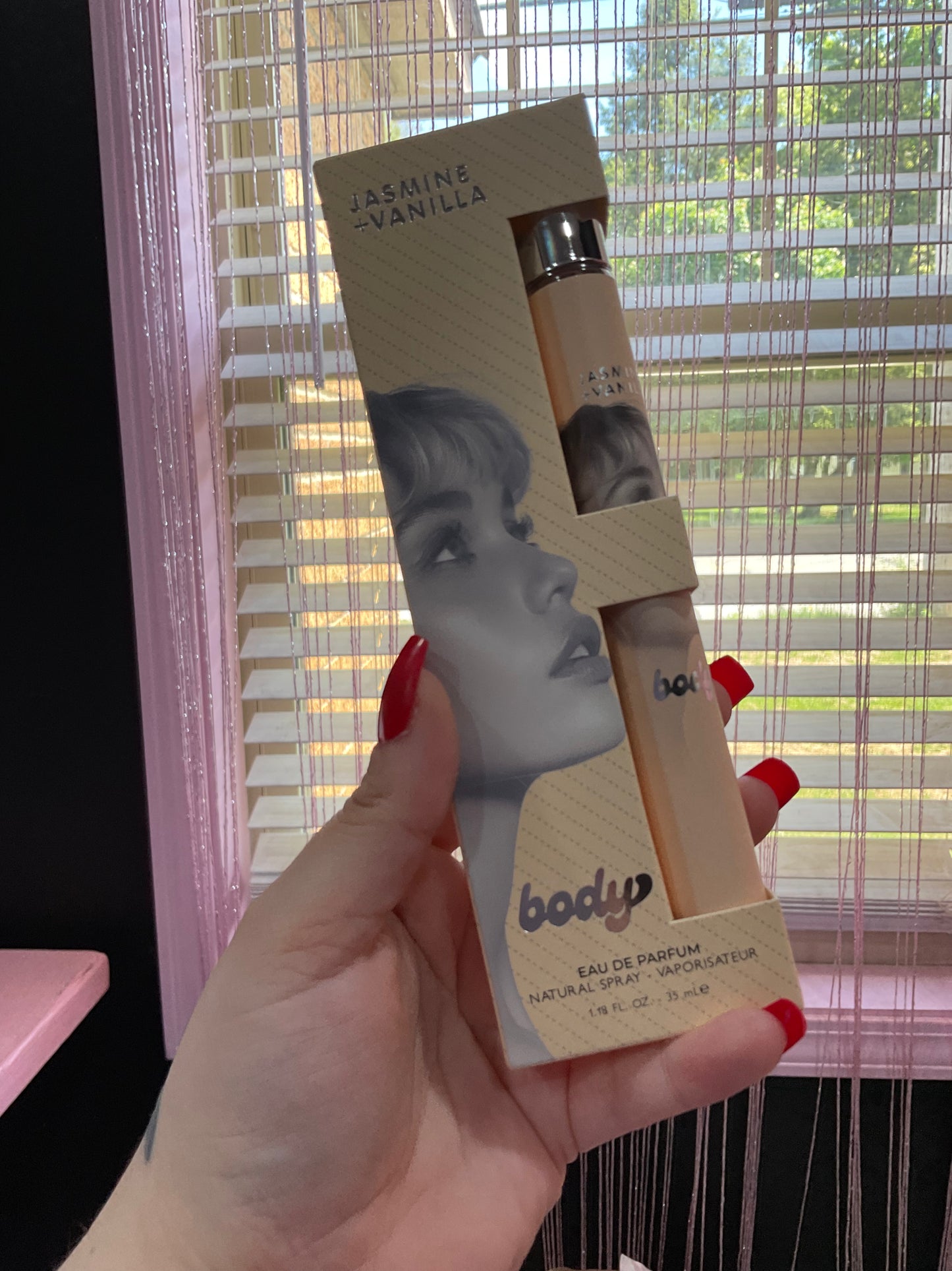 Jasmine and vanilla perfume
