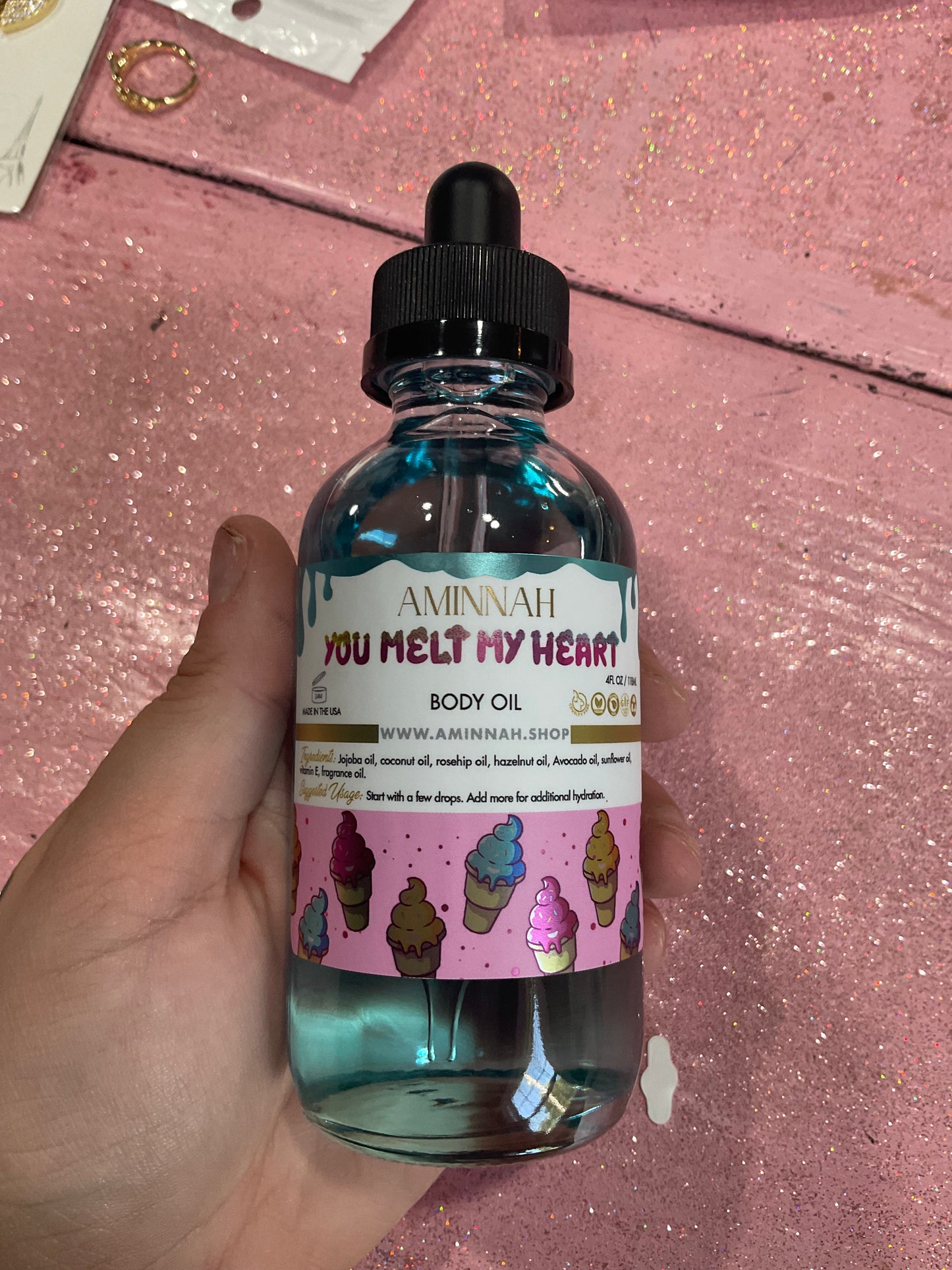 Melt my heart body oil