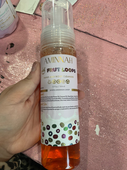 Fruit loops body cleanser