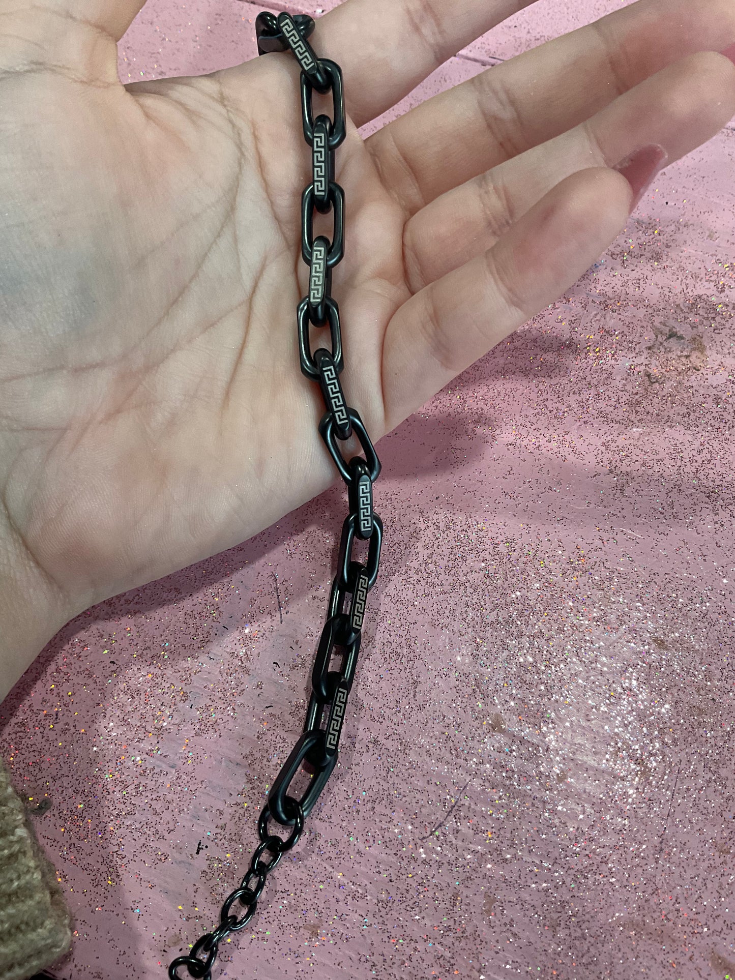 Black maze bracelet
