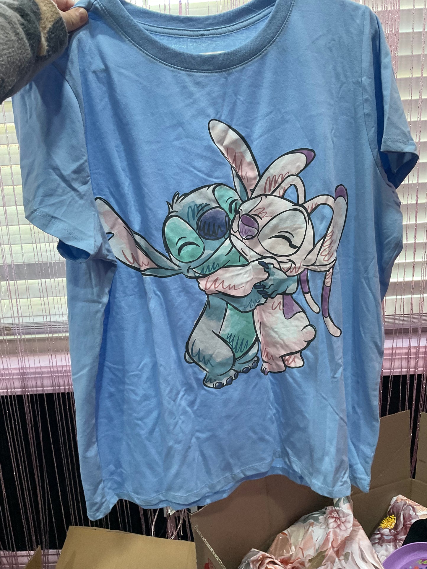 Stitch with angel tee (XL)