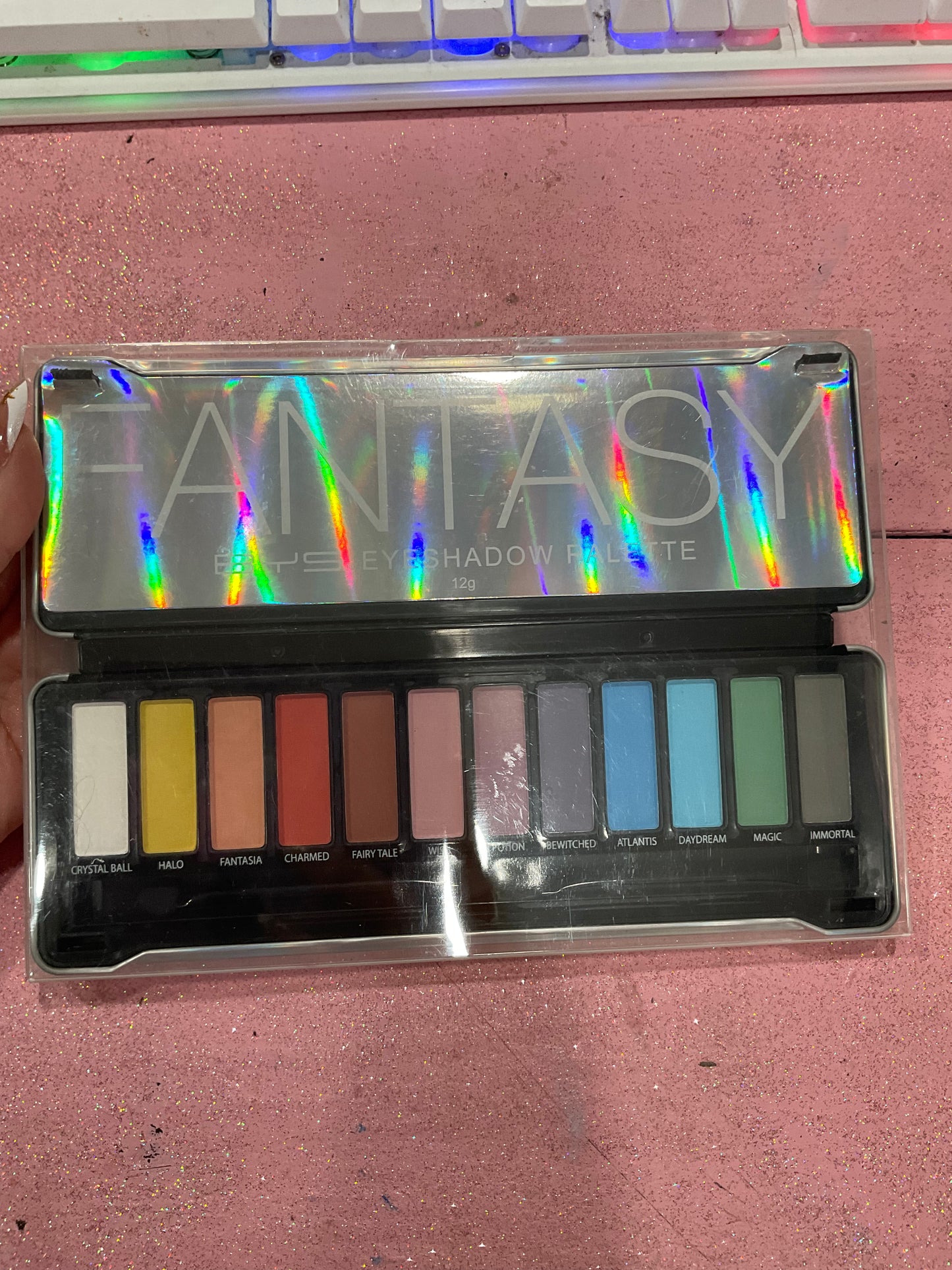 Colorful eyeshadow palette